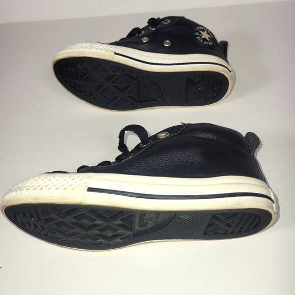 Converse All Star Chuck Taylor Junior Kids Black Size 11.5 Shoes - Picture 6 of 6